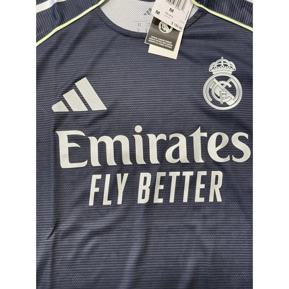 Adidas Real Madrid 25/26 Away Authentic Player Jersey JV5920 Mens Medium NWT